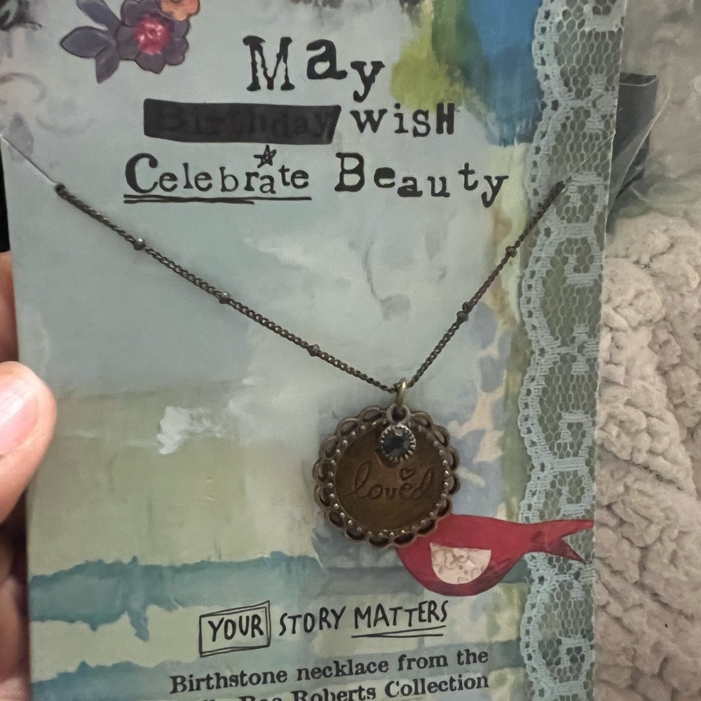 Kelly Rae Roberts collection Bronze birthstone Necklace